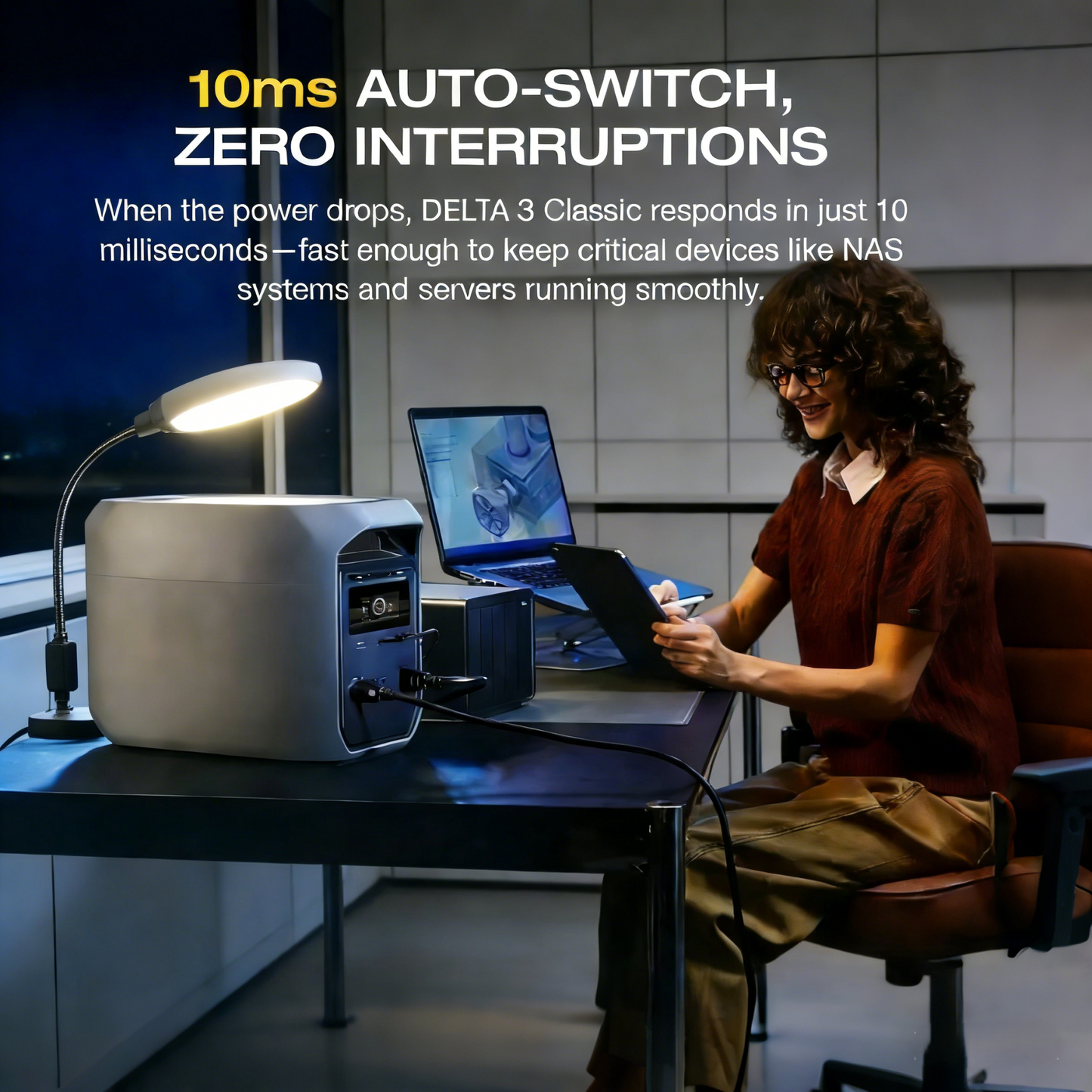 Large Capacity + Fast Charging = Endless Power, Anywhere, Anytime